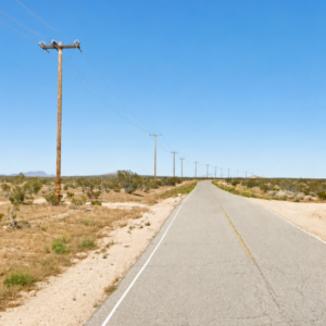 2.8 Acre Lot in California City, CA – Road Frontage, Power at the Lot, Warranty Deed (Kern County)